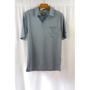 Tec One Mens Light Blue One Wick Short Sleeve‎ Polo S NWOT